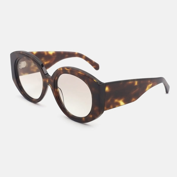 Round Thick Acetate Women's Sunglasses 25A8028