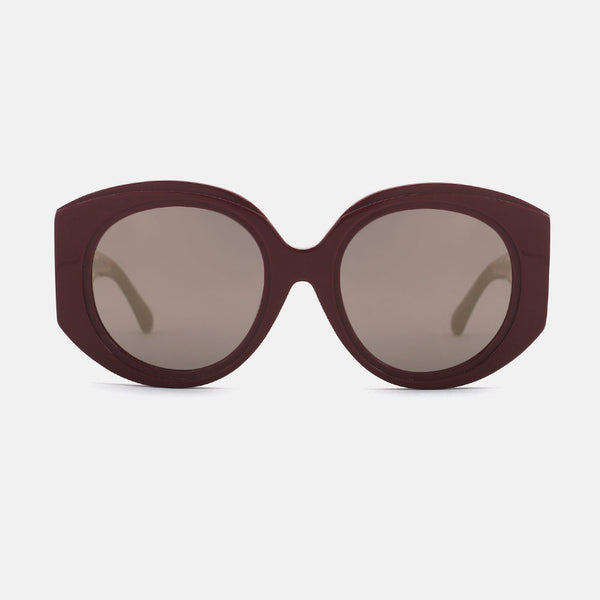 Round Thick Acetate Women's Sunglasses 25A8028