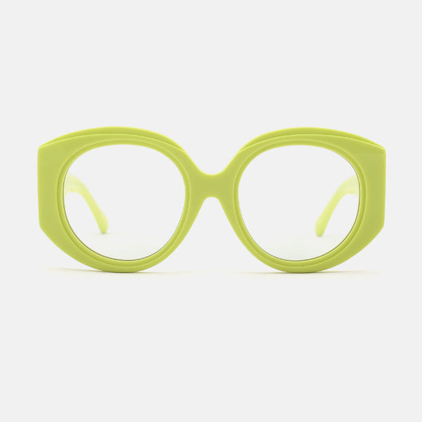 Round Thick Acetate Women's Sunglasses 25A8028