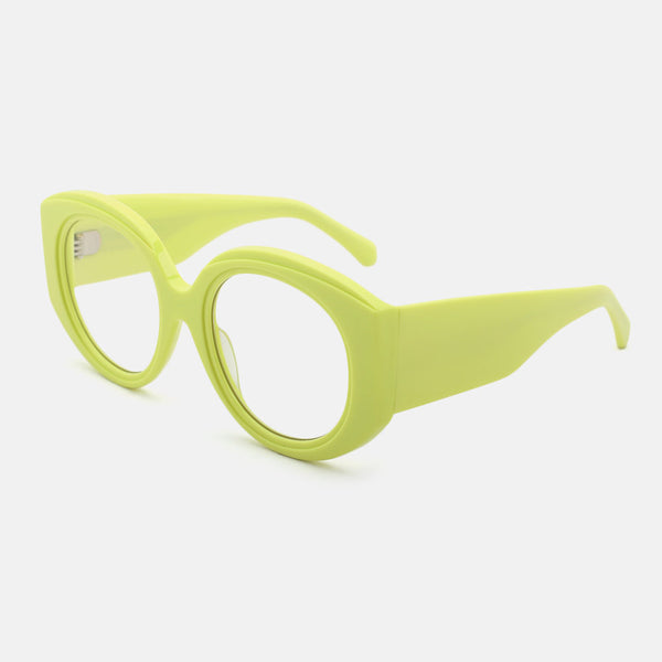 Round Thick Acetate Women's Sunglasses 25A8028