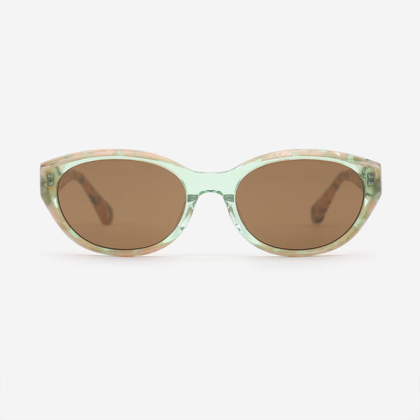 Oval Cat's Eye Acetate Women's Sunglasses 25A8043
