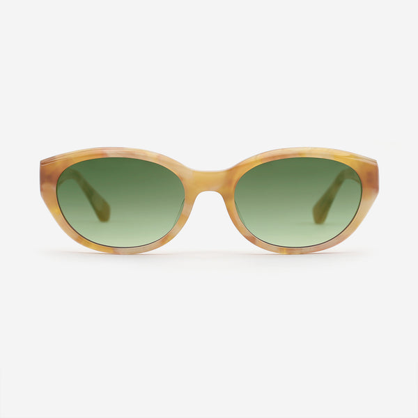 Oval Cat's Eye Acetate Women's Sunglasses 25A8043