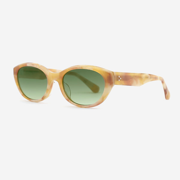 Oval Cat's Eye Acetate Women's Sunglasses 25A8043