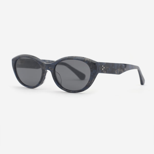 Oval Cat's Eye Acetate Women's Sunglasses 25A8043