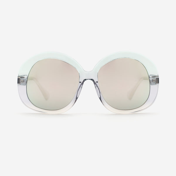 Chic Round Acetate Women's Sunglasses 25A8054