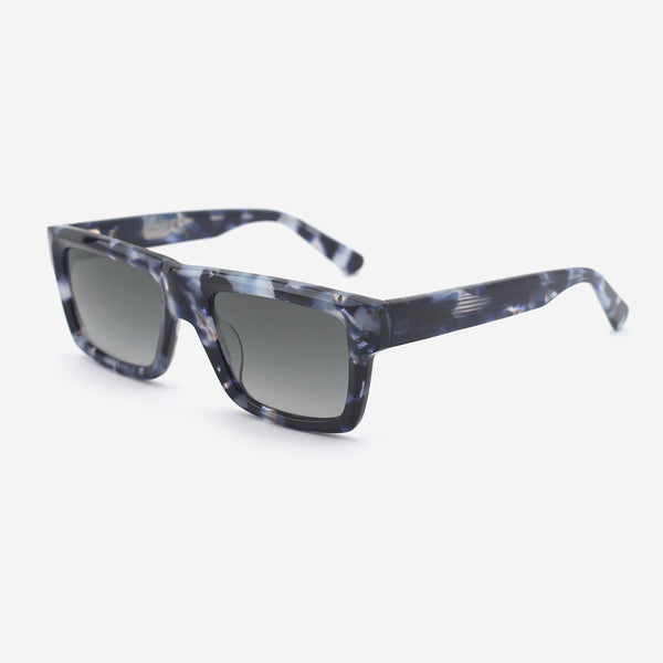 Rectangle Acetate Unisex Sunglasses 25A8061