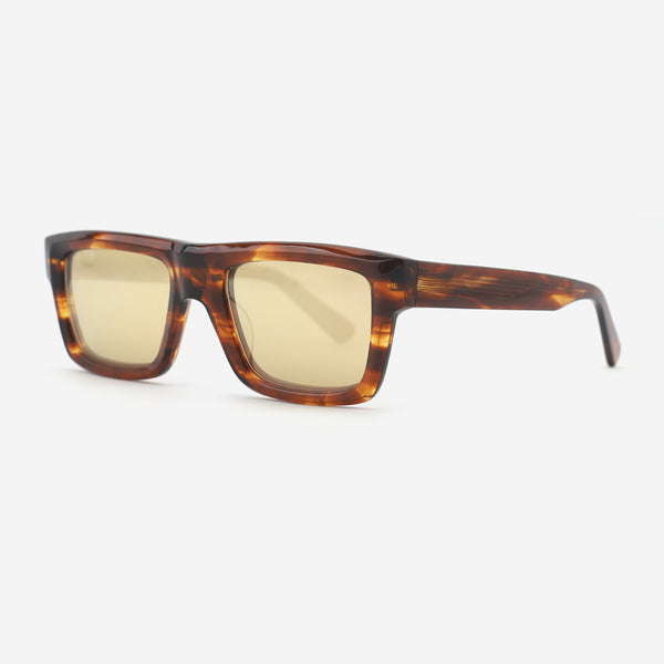 Rectangle Acetate Unisex Sunglasses 25A8061