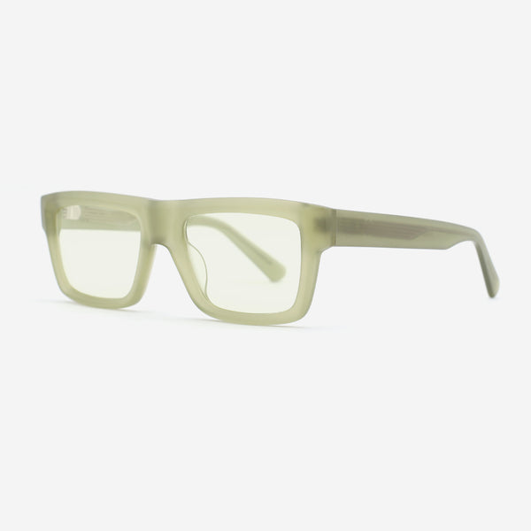 Rectangle Acetate Unisex Sunglasses 25A8061