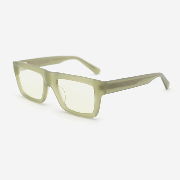 Rectangle Acetate Unisex Sunglasses 25A8061