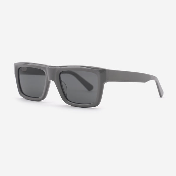 Rectangle Acetate Unisex Sunglasses 25A8061
