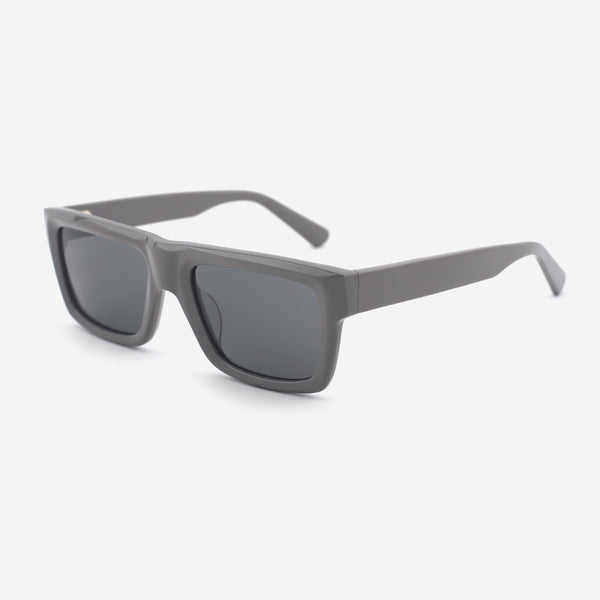 Rectangle Acetate Unisex Sunglasses 25A8061