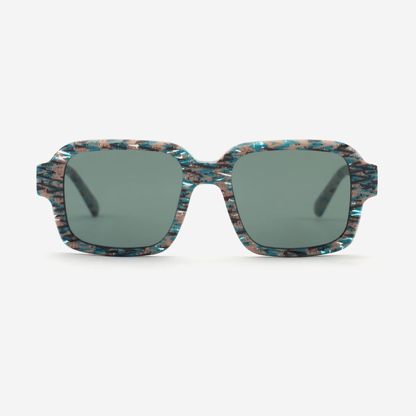 Classic Square Acetate Unisex Sunglasses 25A8062