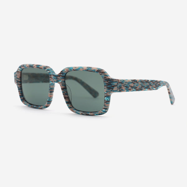 Classic Square Acetate Unisex Sunglasses 25A8062