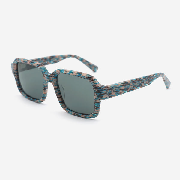 Classic Square Acetate Unisex Sunglasses 25A8062