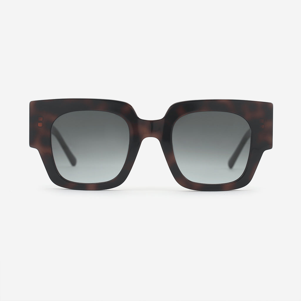 Retro Square Acetate Unisex Sunglasses 25A8068