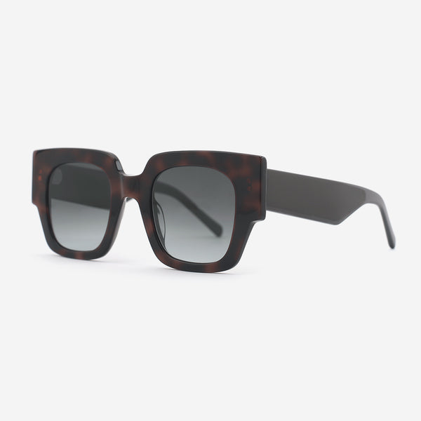 Retro Square Acetate Unisex Sunglasses 25A8068