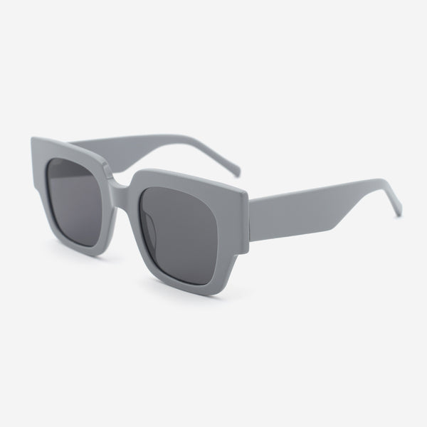 Retro Square Acetate Unisex Sunglasses 25A8068