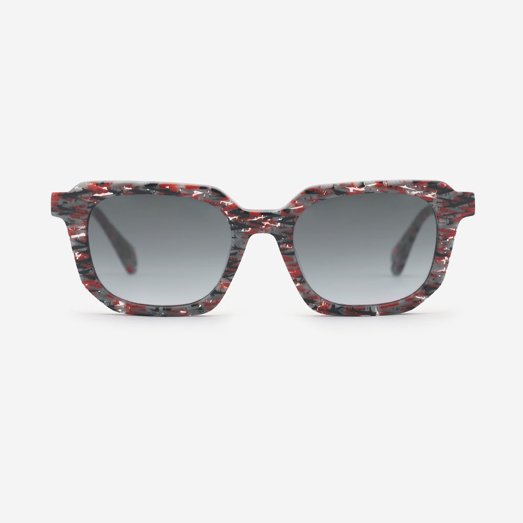 Unique Square Acetate Unisex Sunglasses 25A8076