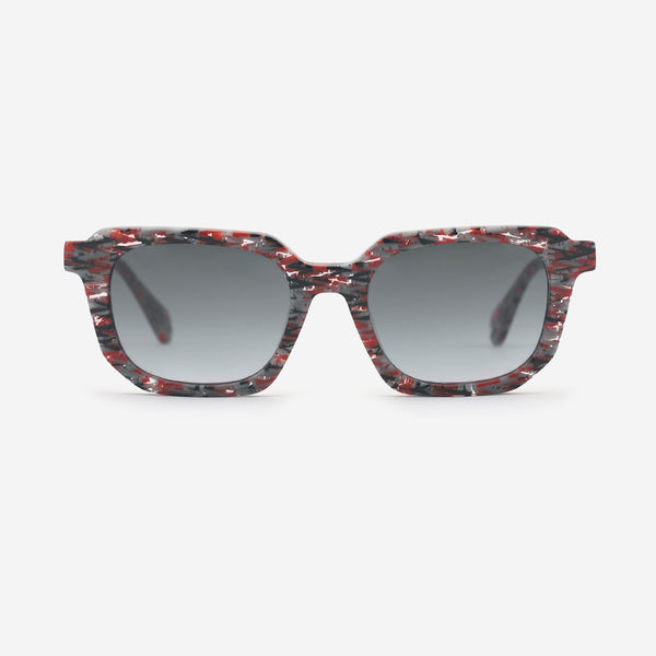 Unique Square Acetate Unisex Sunglasses 25A8076