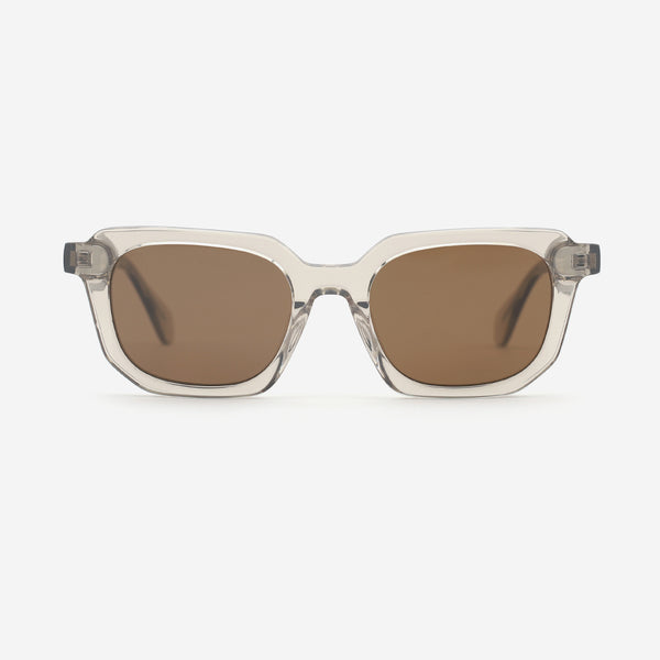 Unique Square Acetate Unisex Sunglasses 25A8076