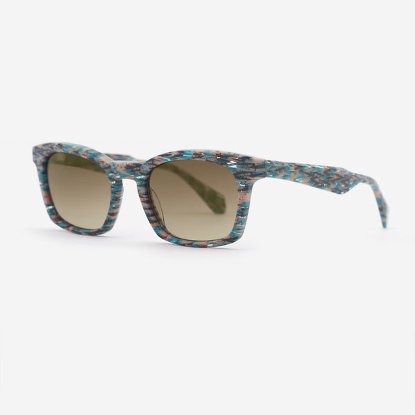 Unique Square Acetate Women's Sunglasses 25A8077