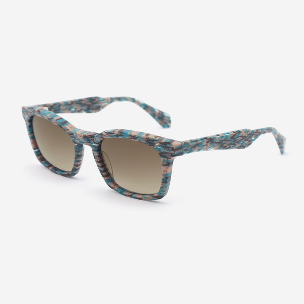 Unique Square Acetate Women's Sunglasses 25A8077