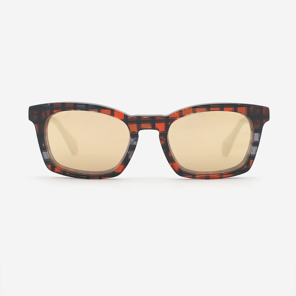 Unique Square Acetate Women's Sunglasses 25A8077