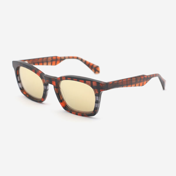 Unique Square Acetate Women's Sunglasses 25A8077