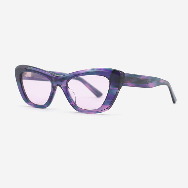 Fashion Cat Eye Acetate Women's Sunglasses 25A8083