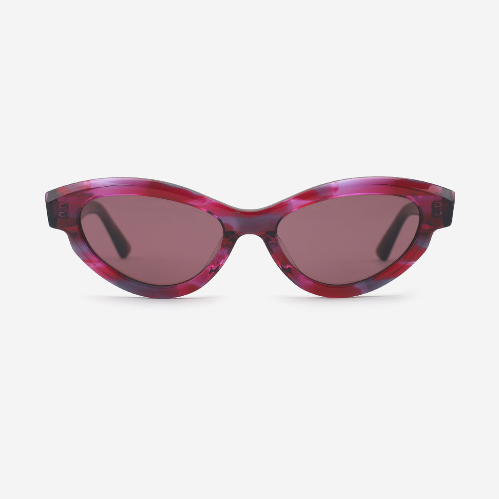 Cat Eye Bevel Acetate Women's Sunglasses 25A8084