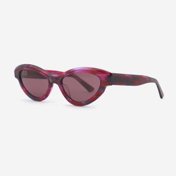 Cat Eye Bevel Acetate Women's Sunglasses 25A8084