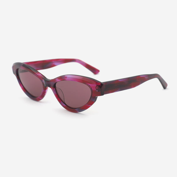 Cat Eye Bevel Acetate Women's Sunglasses 25A8084