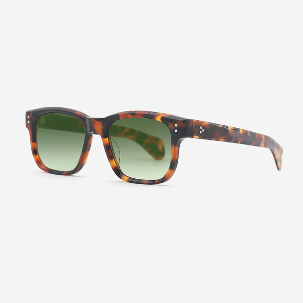 Square Bevel Acetate Unisex Sunglasses 25A8086