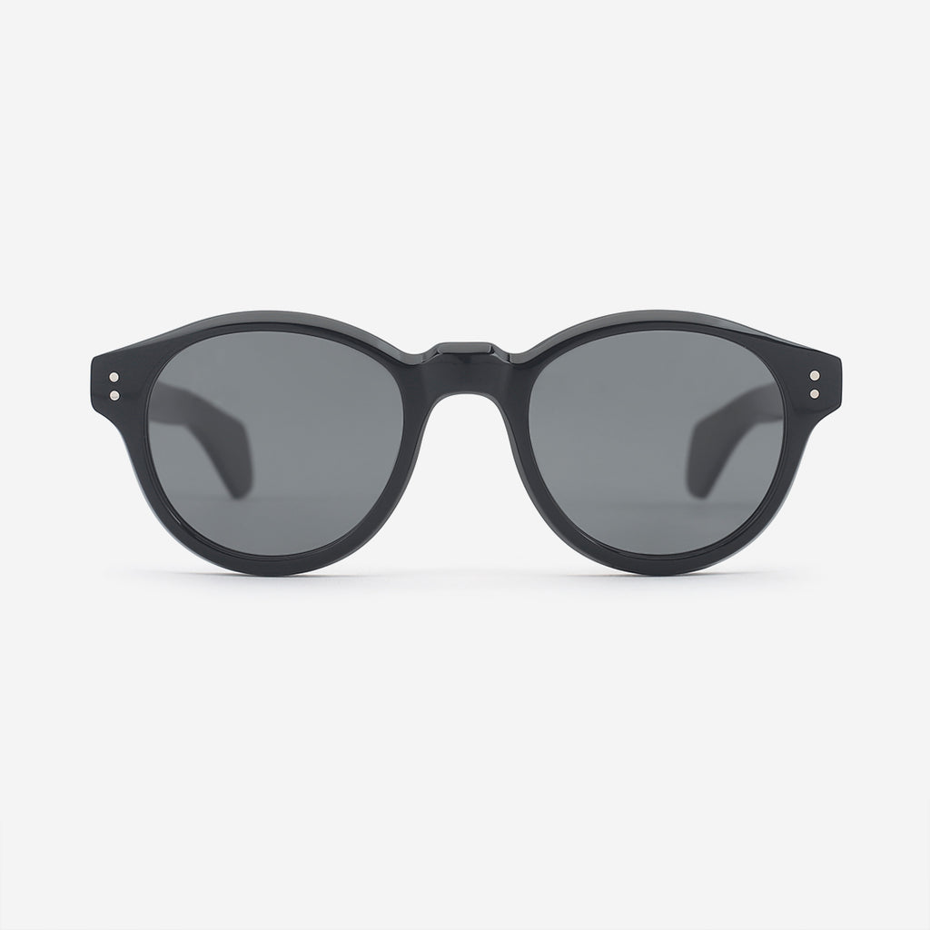 Round Bevel Acetate Unisex Sunglasses 25A8087