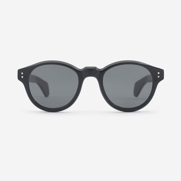 Round Bevel Acetate Unisex Sunglasses 25A8087