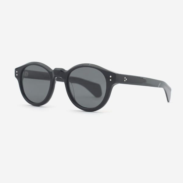 Round Bevel Acetate Unisex Sunglasses 25A8087