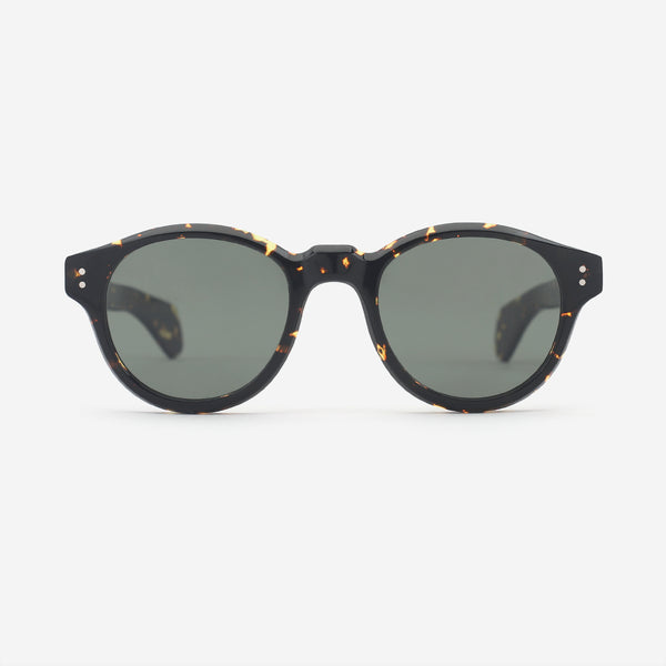 Round Bevel Acetate Unisex Sunglasses 25A8087