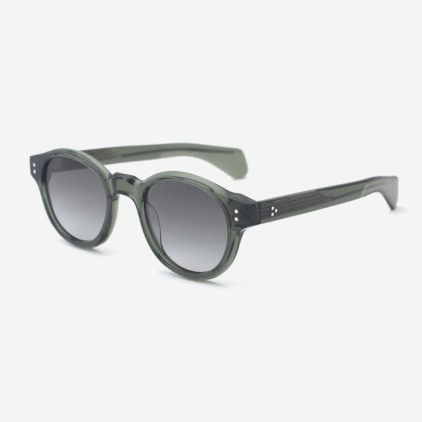 Round Bevel Acetate Unisex Sunglasses 25A8087