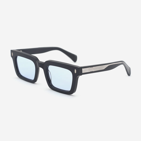Vintage Square Acetate Unisex Sunglasses 25A8096