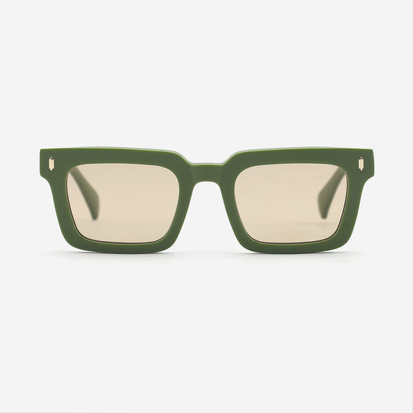 Vintage Square Acetate Unisex Sunglasses 25A8096