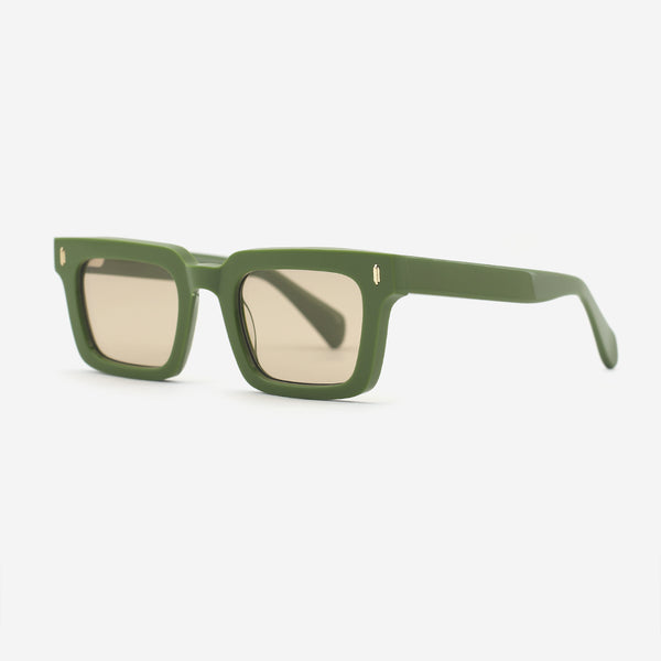 Vintage Square Acetate Unisex Sunglasses 25A8096