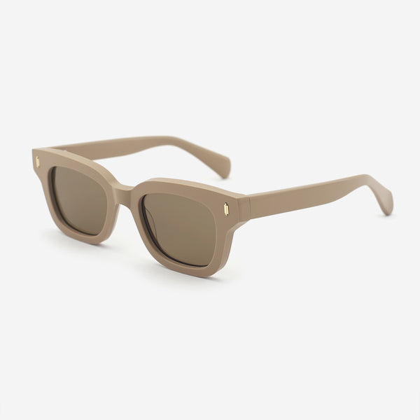 Retro Square Acetate Unisex Sunglasses 25A8099