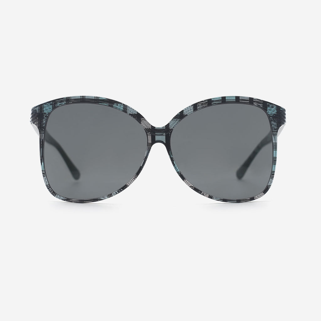 Cat Eye Oversize Acetate Female Sunglasses 25A8118