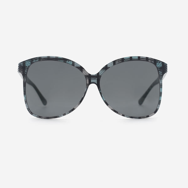 Cat Eye Oversize Acetate Female Sunglasses 25A8118
