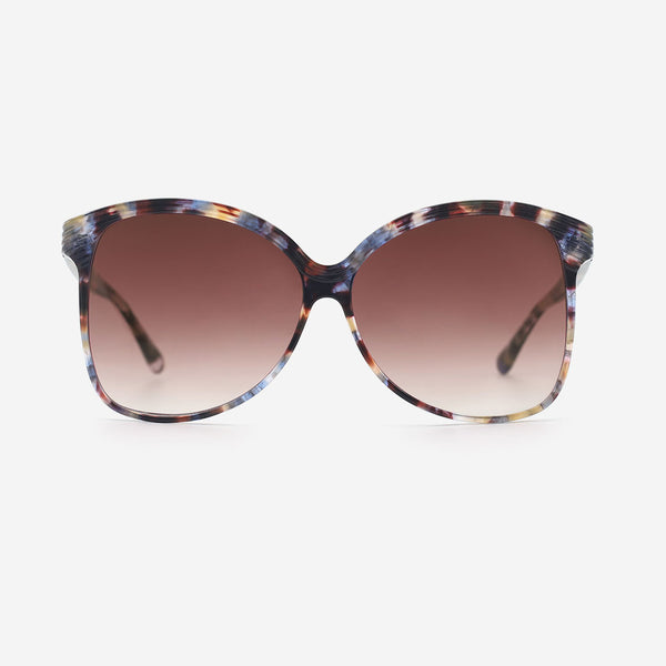 Cat Eye Oversize Acetate Female Sunglasses 25A8118