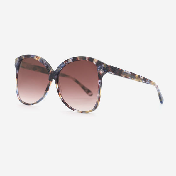 Cat Eye Oversize Acetate Female Sunglasses 25A8118
