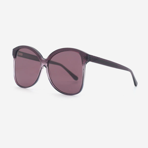 Cat Eye Oversize Acetate Female Sunglasses 25A8118