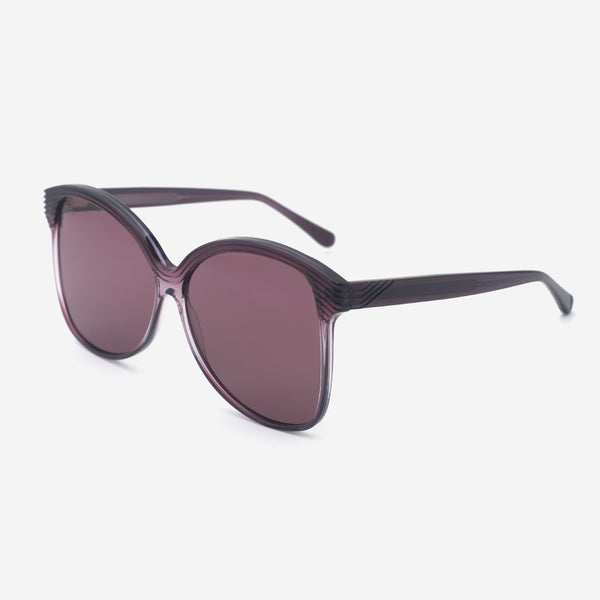 Cat Eye Oversize Acetate Female Sunglasses 25A8118