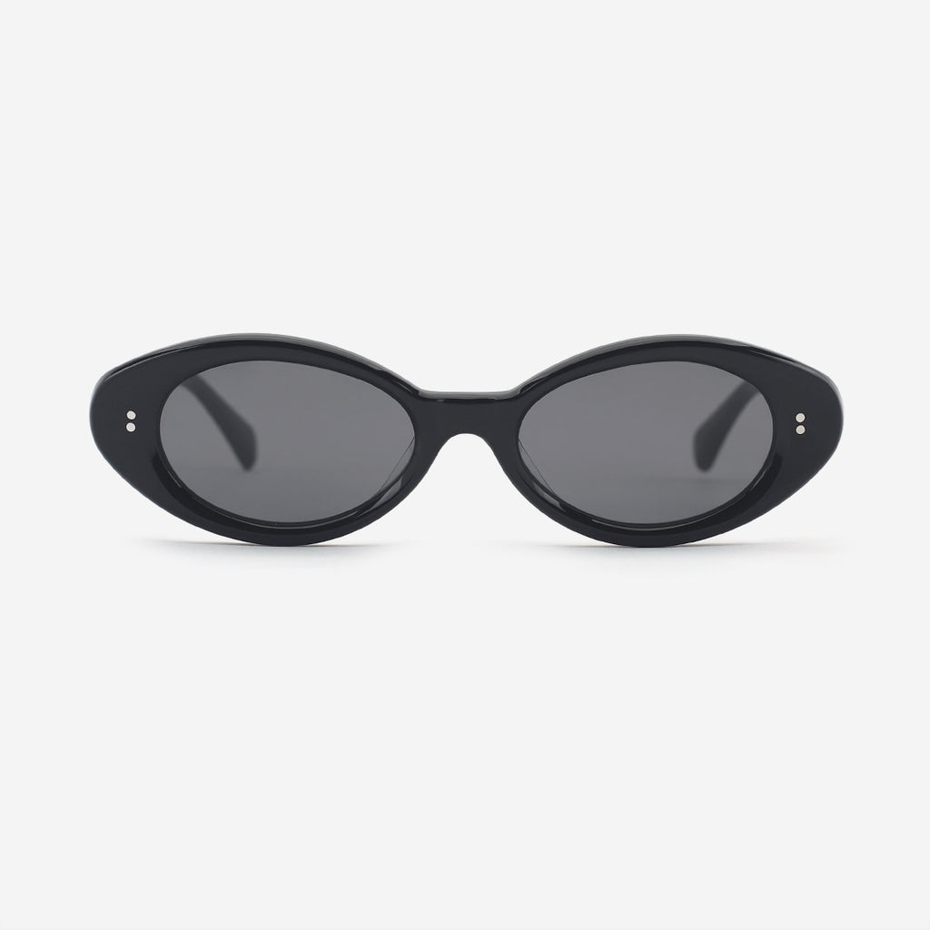 Chic Oval Acetate Female Sunglasses 25A8119