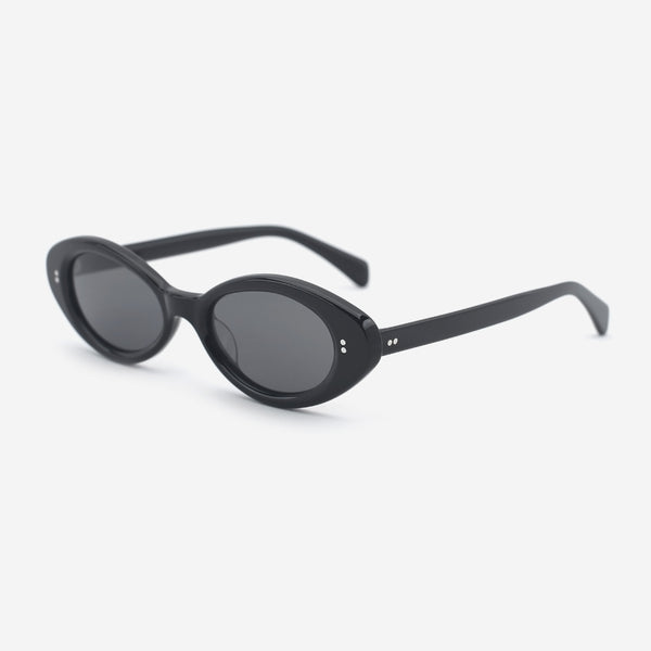 Chic Oval Acetate Female Sunglasses 25A8119